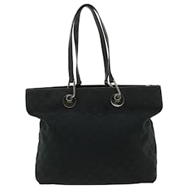 Gucci-gucci GG Canvas Shoulder Bag black 140274 Auth ep717-Black