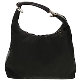 Gucci-GUCCI Shoulder Bag Canvas 2Set Black Auth bs5295-Black