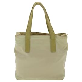 Prada-PRADA Hand Bag Nylon Khaki Auth 36416-Green