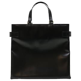Gucci-GUCCI Hand Bag Leather Black 002/2046/0332 Auth ar7942-Black