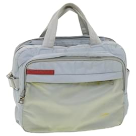 Prada-PRADA Hand Bag Nylon Light Blue Auth bs4516-Blue