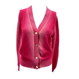 Barrie-BARRIE  Knitwear T.International S Cashmere-Pink