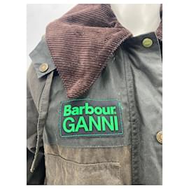 Autre Marque-GANNI X BARBOUR  Jackets T.fr 36 cotton-Brown