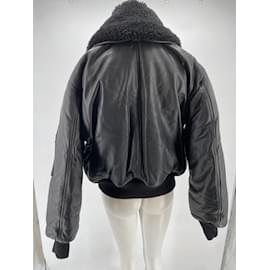 Ami-AMI  Jackets T.International XS Leather-Black