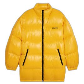 Céline Celine Short Down Jacket Yellow