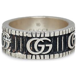 Anello Gucci Marmont in argento GG Argento