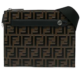 Fendi-Sac à bandoulière Fendi Zucca marron-Marron