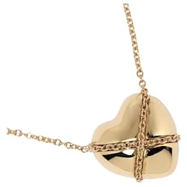 Tiffany & Co-Corrente cruzada de coração Tiffany & Co-Dourado
