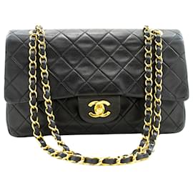 Chanel-Chanel lined Flap-Black