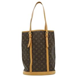 Louis Vuitton-LOUIS VUITTON Monogram Bucket GM Shoulder Bag M42236 LV Auth pt4331-Brown