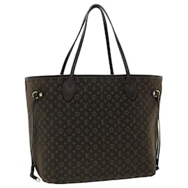 Louis Vuitton-LOUIS VUITTON Monogram Idylle Neverfull MM Tote Bag Brown M40513 LV Auth rd4149-Brown