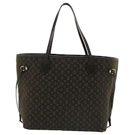 Louis Vuitton-LOUIS VUITTON Monogram Idylle Neverfull MM Tote Bag Brown M40513 LV Auth rd4149-Brown