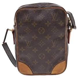 Louis Vuitton-LOUIS VUITTON Monogramm Donau Umhängetasche M.45266 LV Auth th3867-Braun