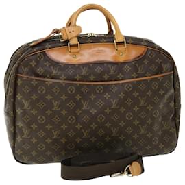 Louis Vuitton-LOUIS VUITTON Monogram Alize 24H Boston Bag M41399 LV Auth th3919-Brown