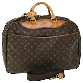 Louis Vuitton-LOUIS VUITTON Monogram Alize 24H Bolsa Boston M41399 LV Auth th3919-Marrom