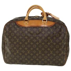 Louis Vuitton-LOUIS VUITTON Monogram Alize 24H Boston Bag M41399 LV Auth th3919-Brown
