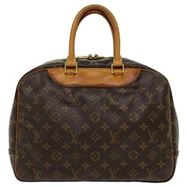 Louis Vuitton-Bolso de mano Deauville con monograma M de LOUIS VUITTON47270 LV Auth 50917-Castaño