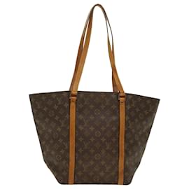 Louis Vuitton-LOUIS VUITTON Monogram Sac Shopping Tote Bag M51108 LV Auth rd5671-Brown