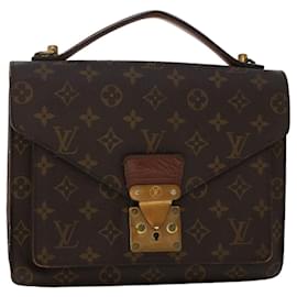 Louis Vuitton-Louis Vuitton Monogram Monceau 28 Hand Bag 2way M51185 LV Auth bs7258-Brown
