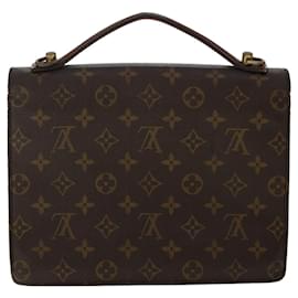 Louis Vuitton-Louis Vuitton Monogram Monceau 28 Hand Bag 2way M51185 LV Auth bs7258-Brown