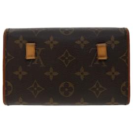 Louis Vuitton-LOUIS VUITTON Monogram Pochette Florentine Waist bag M51855 LV Auth rd5664-Brown