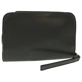 Louis Vuitton-LOUIS VUITTON Taiga Baikal Clutch Bag Ardoise M30182 LV Auth ti897-Grey