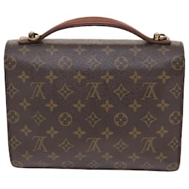 Louis Vuitton-Louis Vuitton-Monogramm Monceau 25 Handtasche M.51185 LV Auth 50120-Braun