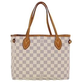 Louis Vuitton-LOUIS VUITTON Damier Azur Neverfull PM Tote Bag N41362 LV Auth rd4851-Multiple colors