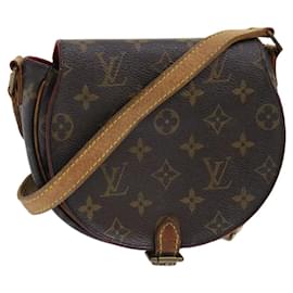 Louis Vuitton-LOUIS VUITTON Monogram Tambourine Shoulder Bag M51179 LV Auth 50030-Brown