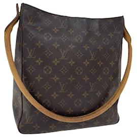 Louis Vuitton-Bolso de hombro GM con monograma y lazo de LOUIS VUITTON M51145 LV Auth yt901-Castaño