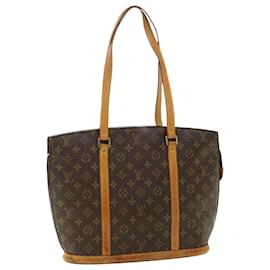 Louis Vuitton-LOUIS VUITTON Monogram Babylone Tote Bag M51102 LV Auth 36440-Brown