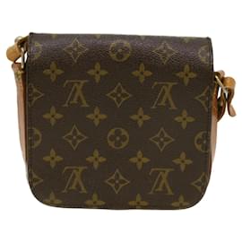 Louis Vuitton-LOUIS VUITTON Monogram Cartouchiere PM Shoulder Bag M51254 LV Auth rd3897-Brown