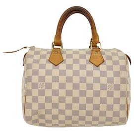 Louis Vuitton-Louis Vuitton Damier Azur Speedy 25 Hand Bag N41534 LV Auth 50040-Multiple colors
