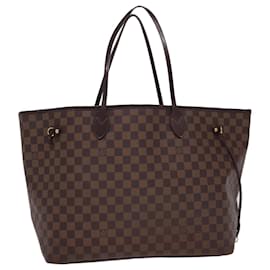 Louis Vuitton-LOUIS VUITTON Damier Ebene Neverfull GM Tote Bag N51106 LV Auth rd4774-Brown