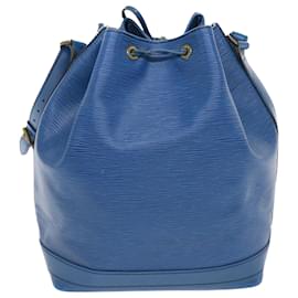 Louis Vuitton-Bolsa de Ombro LOUIS VUITTON Epi Noe Azul M44005 Autenticação de LV 50077-Azul