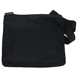 Prada-PRADA Shoulder Bag Nylon Black Auth am4831-Black