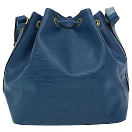 Louis Vuitton-LOUIS VUITTON Epi Petit Noe Shoulder Bag Blue M44105 LV Auth lt545-Blue