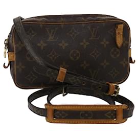 Louis Vuitton-LOUIS VUITTON Monogram Marly Bandouliere Shoulder Bag M51828 LV Auth hk598-Brown