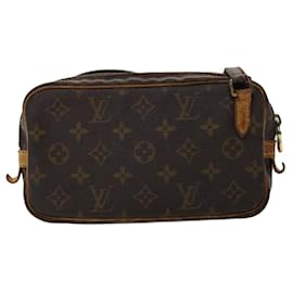Louis Vuitton-LOUIS VUITTON Monogram Marly Bandouliere Shoulder Bag M51828 LV Auth hk598-Brown