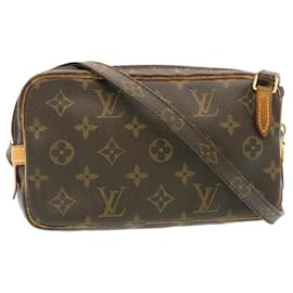 Louis Vuitton-LOUIS VUITTON Monogram Marly Bandouliere Shoulder Bag M51828 LV Auth nh204-Brown