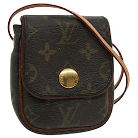 Louis Vuitton-LOUIS VUITTON Monogram Pochette Cancun Shoulder Bag Pouch M60018 LV Auth rd2201-Brown