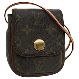 Louis Vuitton-LOUIS VUITTON Monogram Pochette Cancún bolsa bolsa bolsa M60018 LV Auth rd2201-Marrom