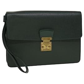 Louis Vuitton-LOUIS VUITTON Taiga Pochette Kourad Clutch Bag Epicea M30194 LV Auth th3668-Green