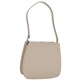 Gucci-GUCCI Shoulder Bag Leather Beige Auth ar10049b-Brown