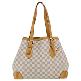 Louis Vuitton-LOUIS VUITTON Damier Azur Hampstead MM Tote Bag N51206 LV Auth bs4943-Multiple colors