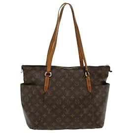 Louis Vuitton-LOUIS VUITTON Monogram Totally MM Tote Bag M56689 LV Auth 38218-Brown