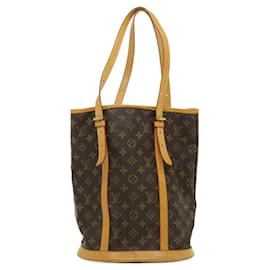 Louis Vuitton-LOUIS VUITTON Monogram Bucket GM Shoulder Bag M42236 LV Auth pt1828-Brown