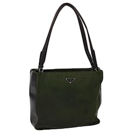 Prada-PRADA Shoulder Bag Nylon Khaki Auth yk7523b-Green