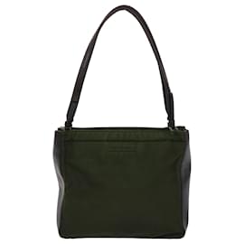 Prada-PRADA Shoulder Bag Nylon Khaki Auth yk7523b-Green