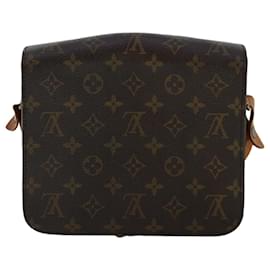 Louis Vuitton-Bolsa de ombro M LOUIS VUITTON Monogram Cartouchiere MM51253 LV Auth ar10012b-Marrom